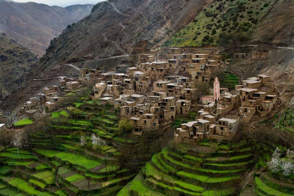 Village d'Imlil, porte du Toubkal