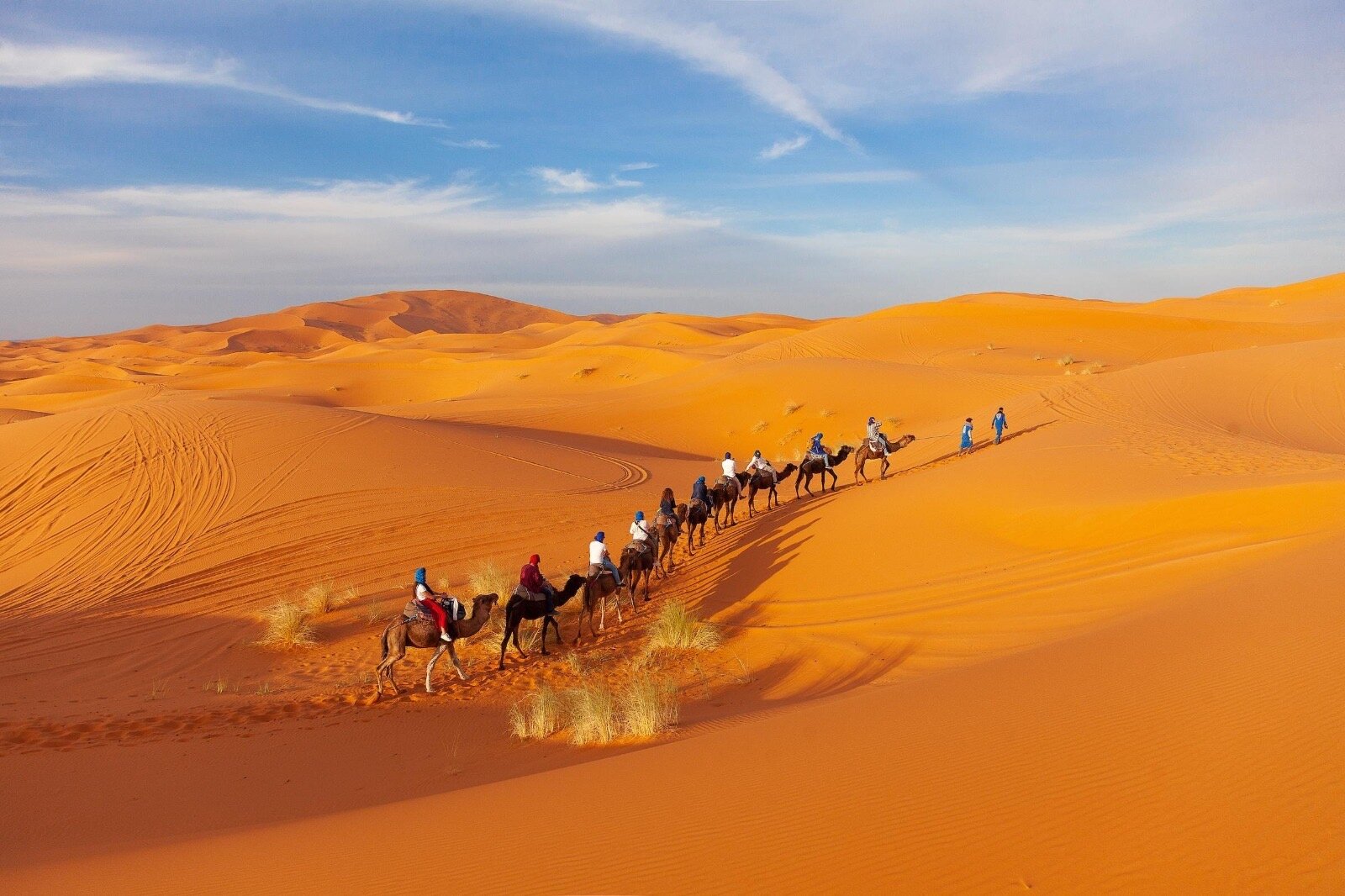 Vers les dunes de l'Erg Chebbi