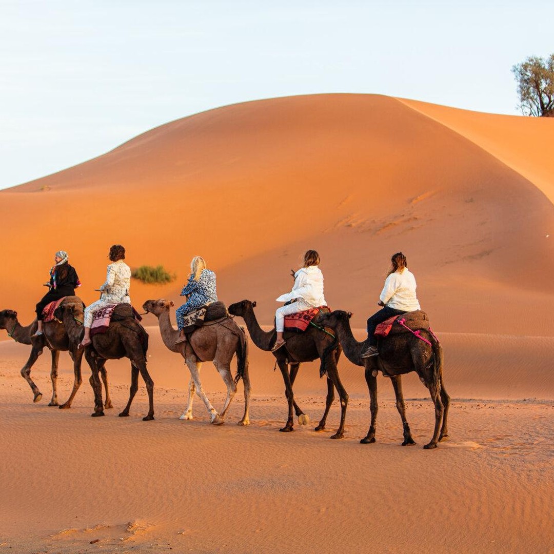 Camp et dunes près de Merzouga
